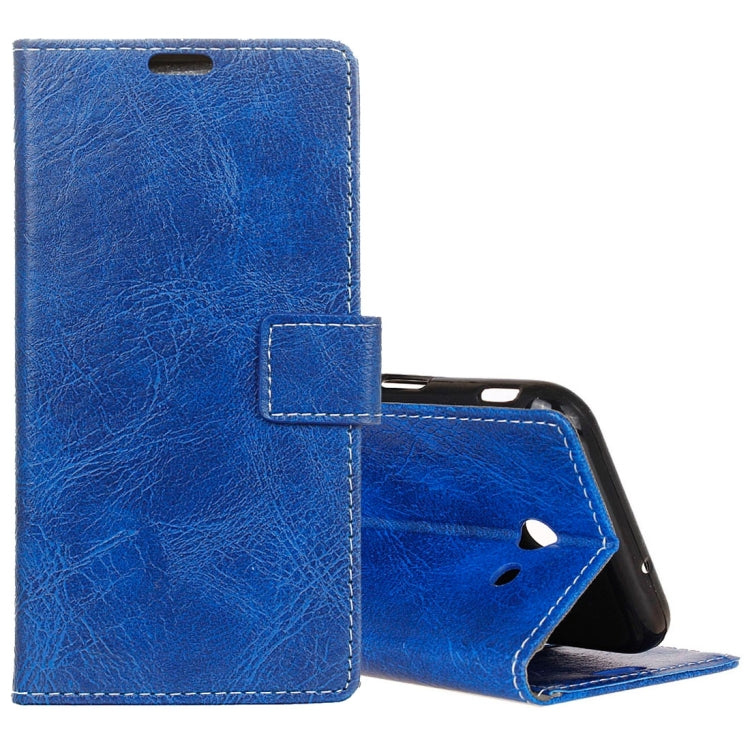 For Galaxy J3 Emerge Retro Crazy Horse Texture Horizontal Flip Leather Case with Holder & Card Slots & Wallet & Photo Frame