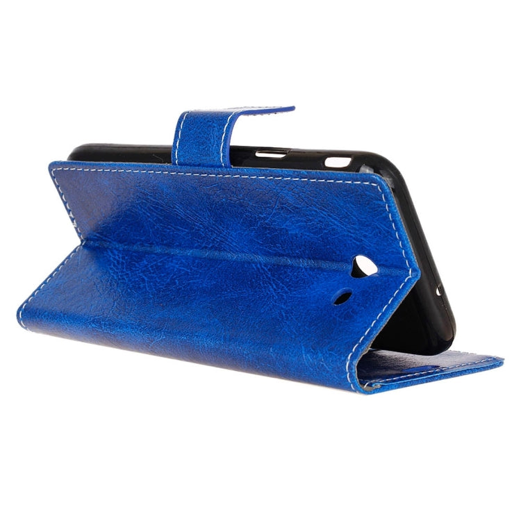 For Galaxy J3 Emerge Retro Crazy Horse Texture Horizontal Flip Leather Case with Holder & Card Slots & Wallet & Photo Frame