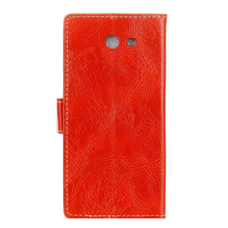 For Galaxy J3 Emerge Retro Crazy Horse Texture Horizontal Flip Leather Case with Holder & Card Slots & Wallet & Photo Frame