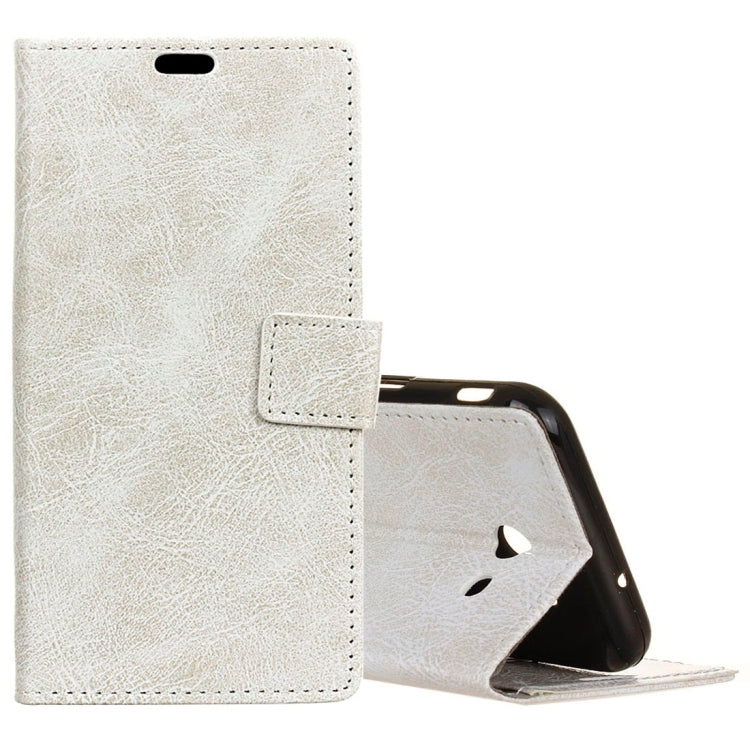 For Galaxy J3 Emerge Retro Crazy Horse Texture Horizontal Flip Leather Case with Holder & Card Slots & Wallet & Photo Frame