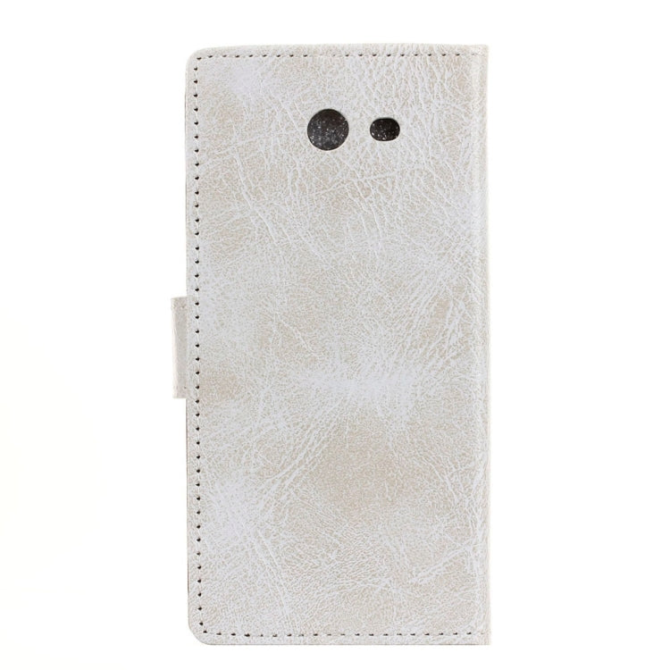 For Galaxy J3 Emerge Retro Crazy Horse Texture Horizontal Flip Leather Case with Holder & Card Slots & Wallet & Photo Frame