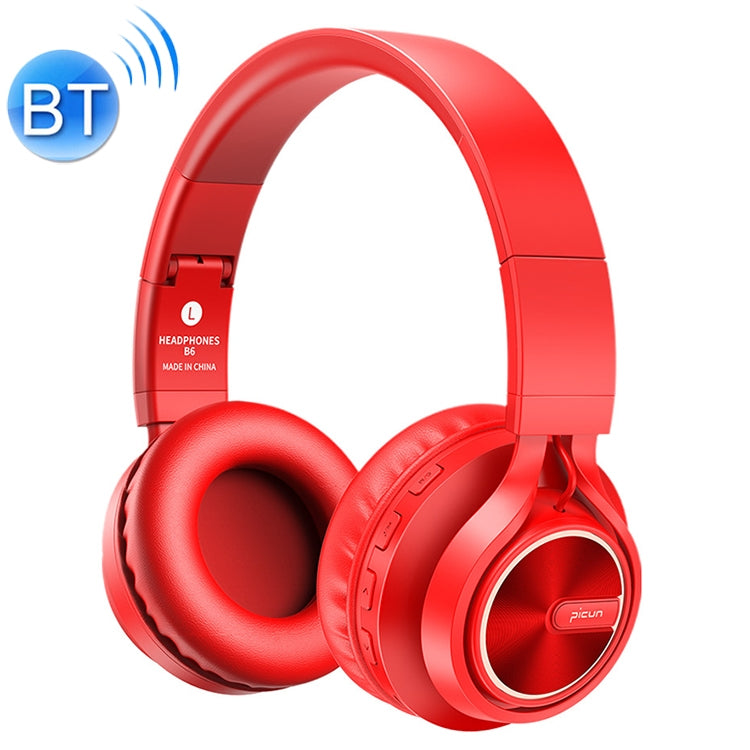 B6 Over-Ear Wireless Headphones Adjustable Foldable Bluetooth Headset with Mic