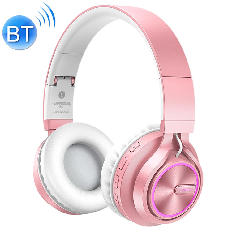 B6 Over-Ear Wireless Headphones Adjustable Foldable Bluetooth Headset with Mic