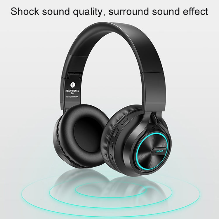 B6 Over-Ear Wireless Headphones Adjustable Foldable Bluetooth Headset with Mic