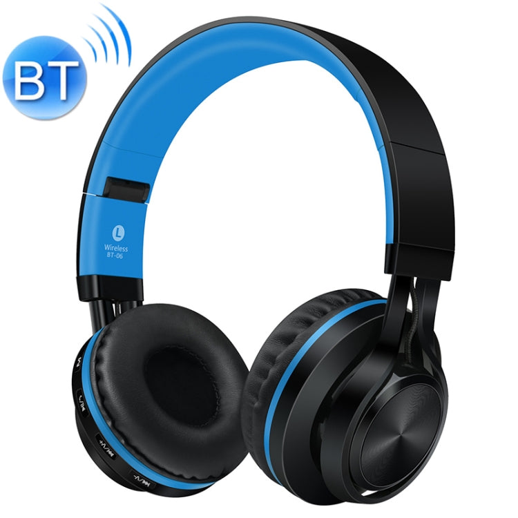 BT-06 Over-Ear Wireless Headphones Adjustable Foldable Bluetooth Headset with Mic