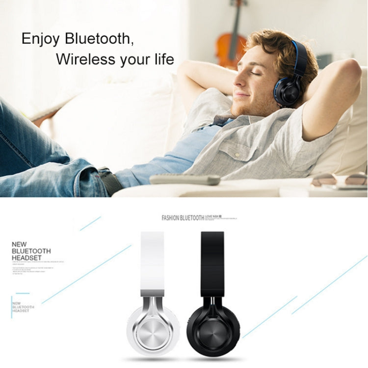 BT-06 Over-Ear Wireless Headphones Adjustable Foldable Bluetooth Headset with Mic