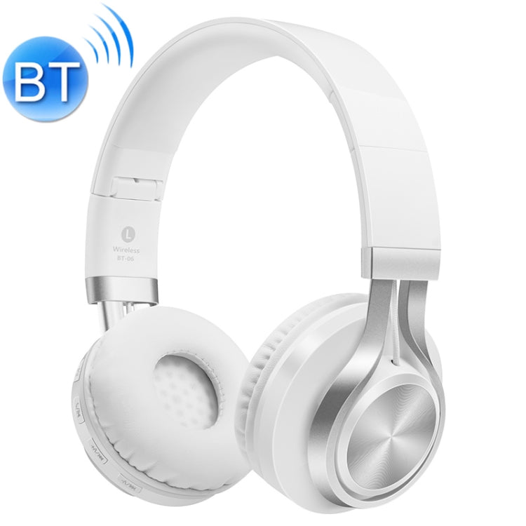 BT-06 Over-Ear Wireless Headphones Adjustable Foldable Bluetooth Headset with Mic