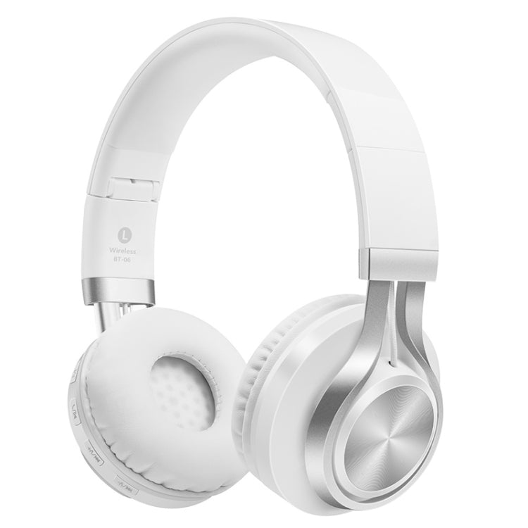 BT-06 Over-Ear Wireless Headphones Adjustable Foldable Bluetooth Headset with Mic