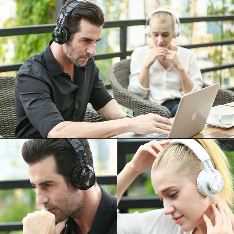 BT-06 Over-Ear Wireless Headphones Adjustable Foldable Bluetooth Headset with Mic