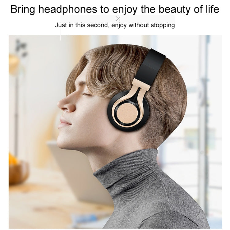 BT-08 Over-Ear Wireless Headphones Adjustable Foldable Bluetooth Headset with Mic