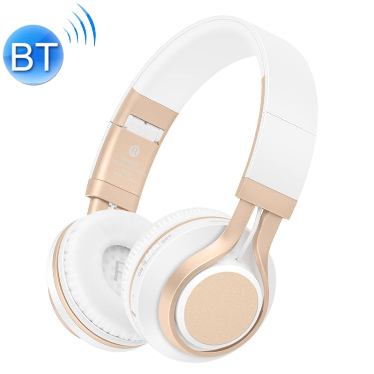 BT-08 Over-Ear Wireless Headphones Adjustable Foldable Bluetooth Headset with Mic