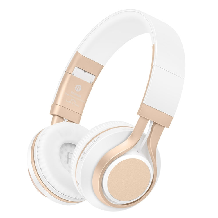 BT-08 Over-Ear Wireless Headphones Adjustable Foldable Bluetooth Headset with Mic