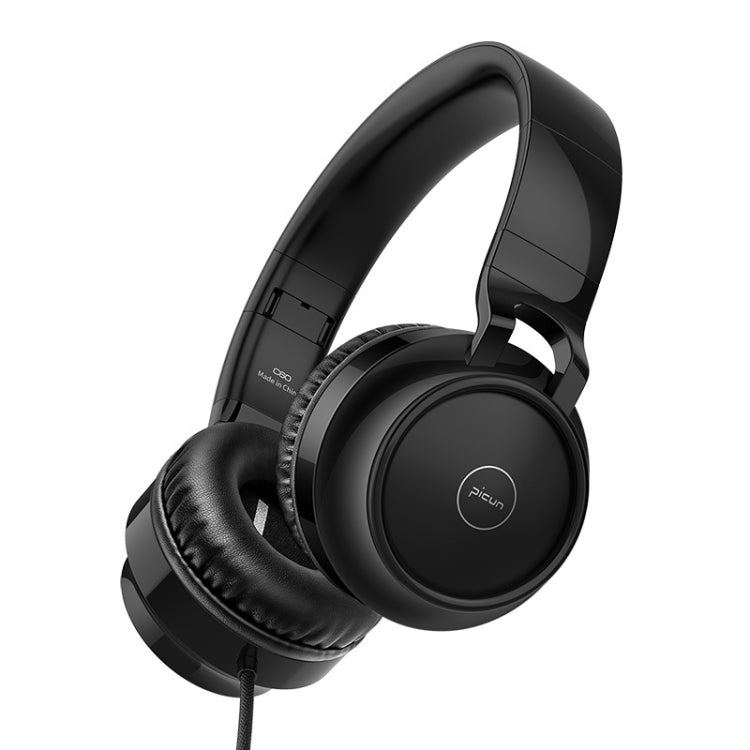 C60 Head-Mounted Foldable Telescopic Wired 4D Surround Subwoofer Headset HIFI Stereo Audio Foldable Earphone Headphones with Mic