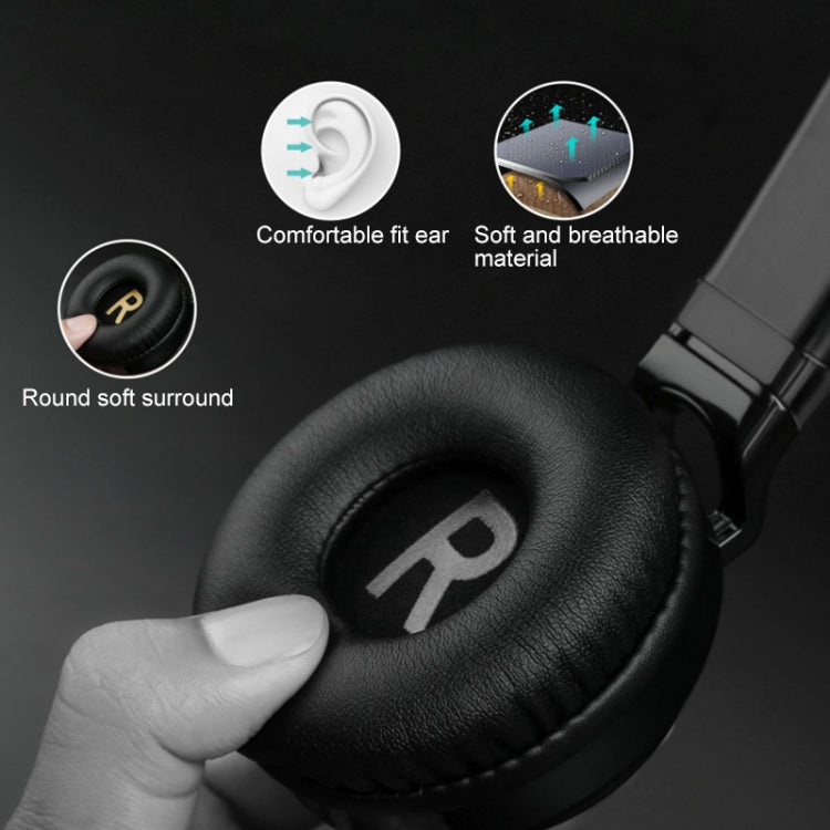 C60 Head-Mounted Foldable Telescopic Wired 4D Surround Subwoofer Headset HIFI Stereo Audio Foldable Earphone Headphones with Mic