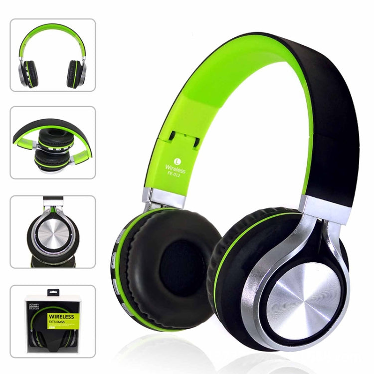 2 in1 Bluetooth Wireless Headphones + MP3 function Foldable Stereo Heavy Bass Cordless Gaming Music Headset Earphone