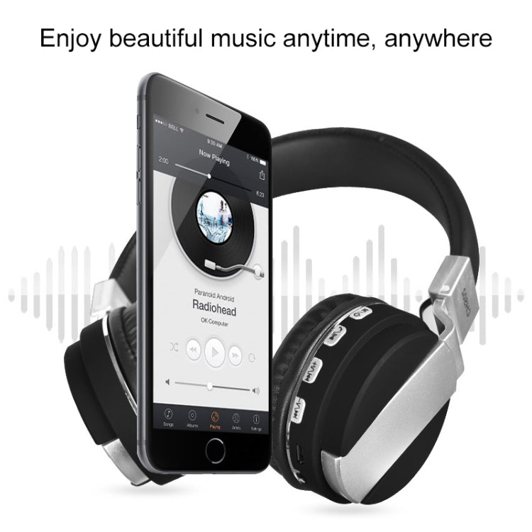 2 in1 Bluetooth Wireless Headphones + MP3 function Stereo Heavy Bass Cordless Gaming Music Headset Earphone