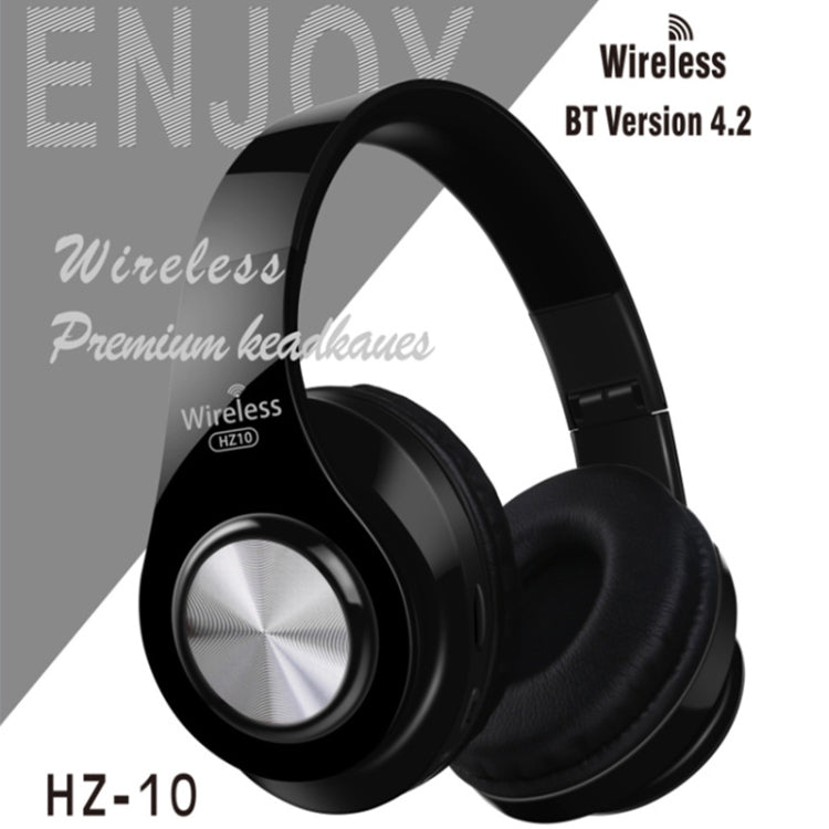 HZ10 Wireless Over-Ear Bluetooth Headphone Foldable Headset Adjustable Earphone With Mic
