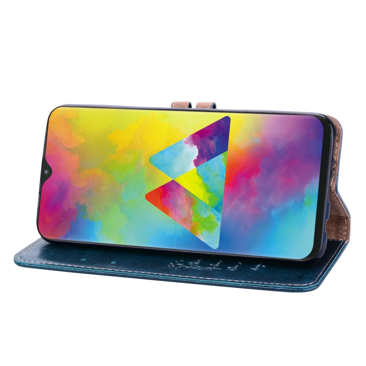 Business Style Oil Wax Texture Horizontal Flip Leather Case for Galaxy M20, with Holder & Card Slots & Wallet