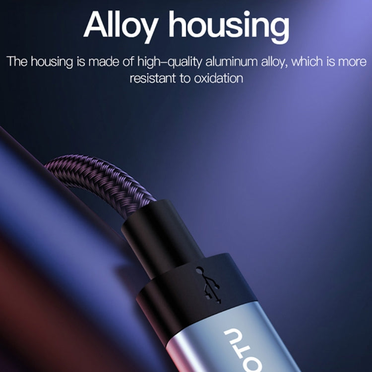 TOTU BT-004 Speedy Sereis 60W Max USB-C / Type-C to USB-C / Type-C Fast Charging Data Sync Cable, Length: 1m (Grey)