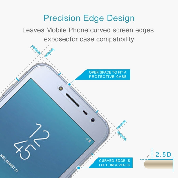 For Galaxy J2 Pro (2018) 0.26mm 9H Surface Hardness 2.5D Explosion-proof Tempered Glass Screen Film