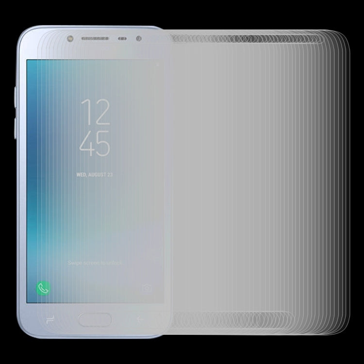 100 PCS for Galaxy J2 Pro (2018) 0.26mm 9H Surface Hardness 2.5D Explosion-proof Tempered Glass Screen Film