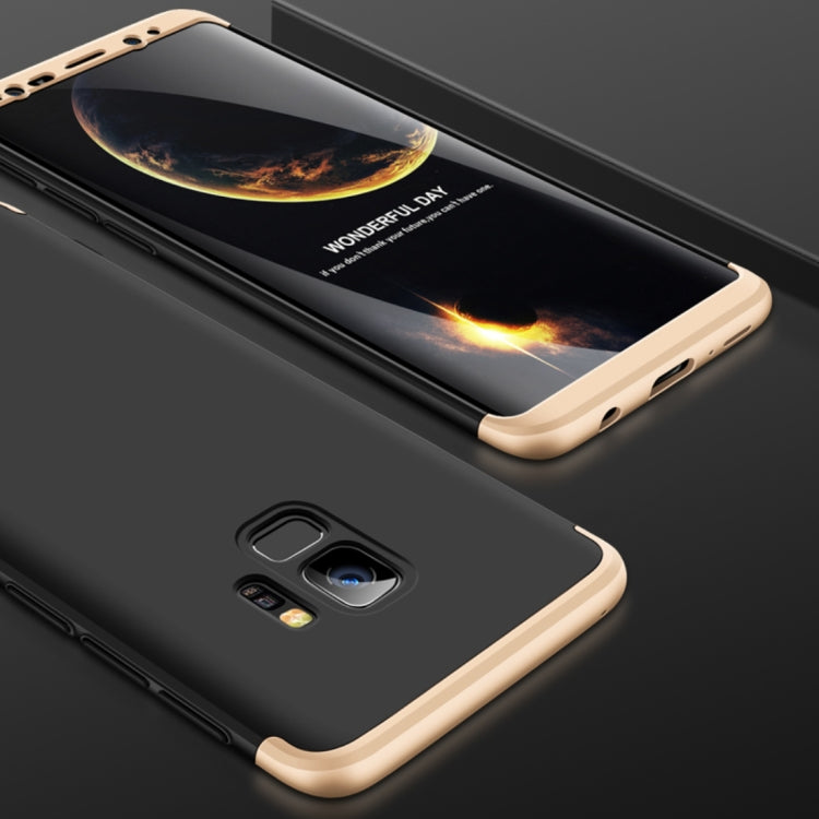 GKK for Galaxy S9 Three Stage Splicing 360 Degree Full Coverage PC Protective Case Back Cover