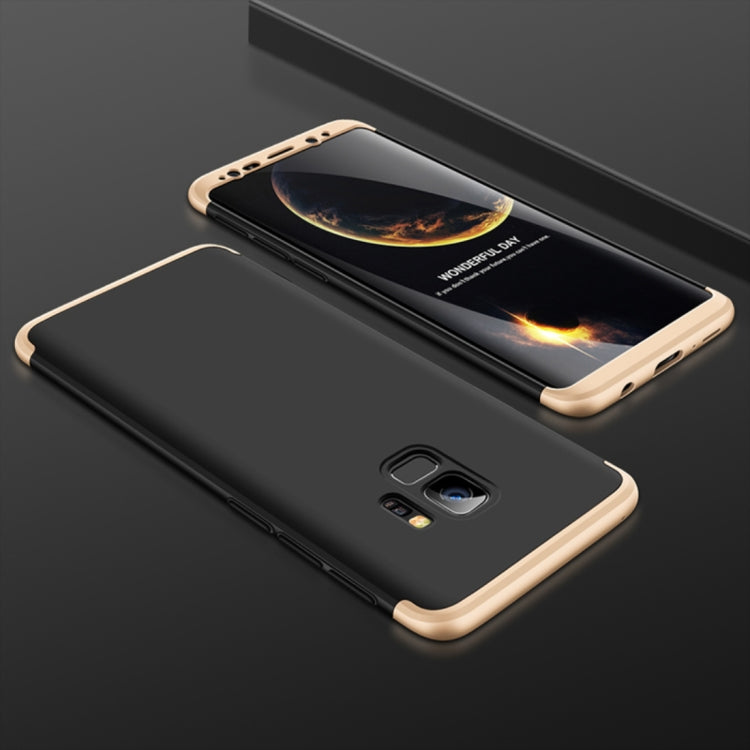 GKK for Galaxy S9 Three Stage Splicing 360 Degree Full Coverage PC Protective Case Back Cover