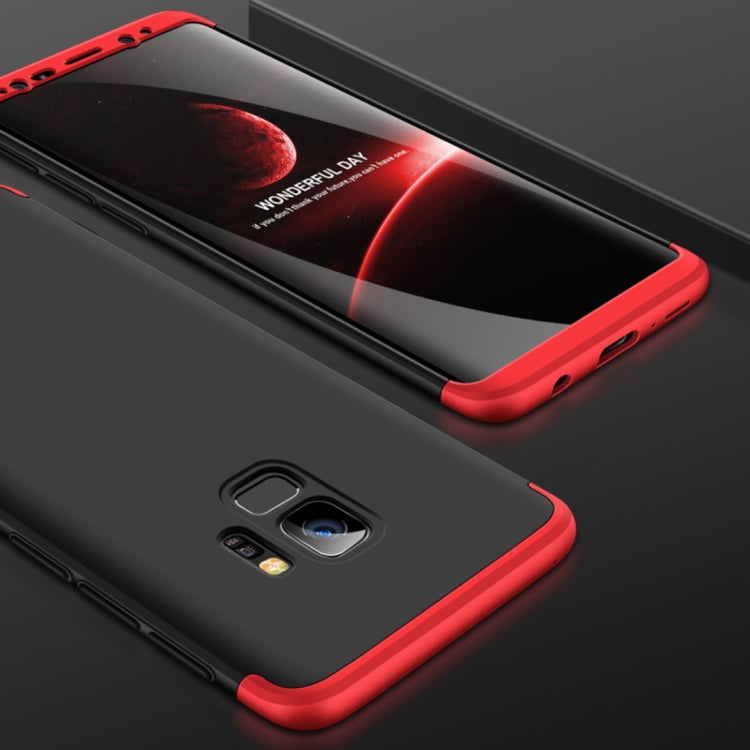 GKK for Galaxy S9 Three Stage Splicing 360 Degree Full Coverage PC Protective Case Back Cover