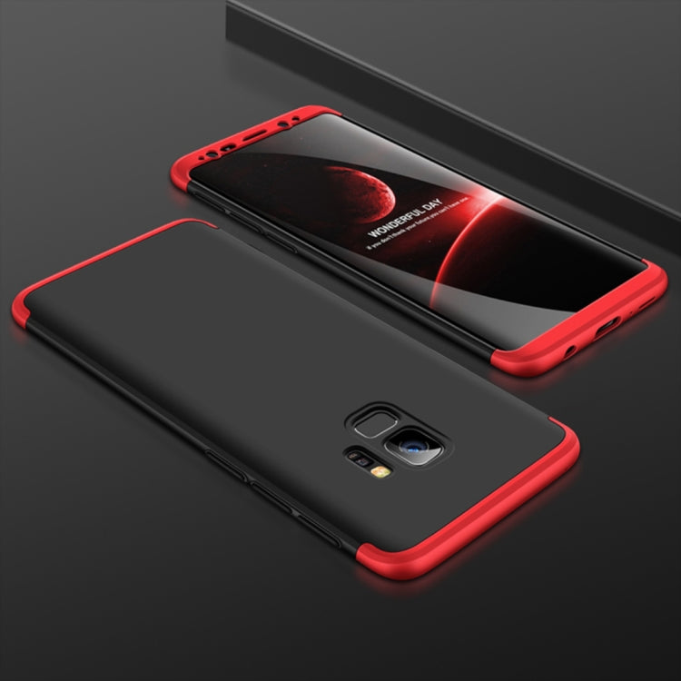GKK for Galaxy S9 Three Stage Splicing 360 Degree Full Coverage PC Protective Case Back Cover