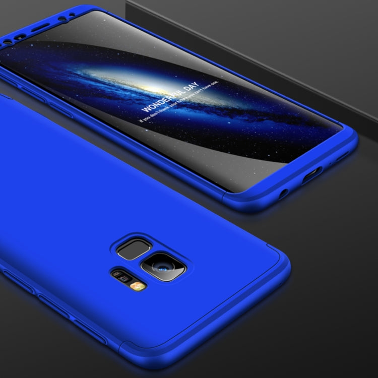GKK for Galaxy S9 Three Stage Splicing 360 Degree Full Coverage PC Protective Case Back Cover
