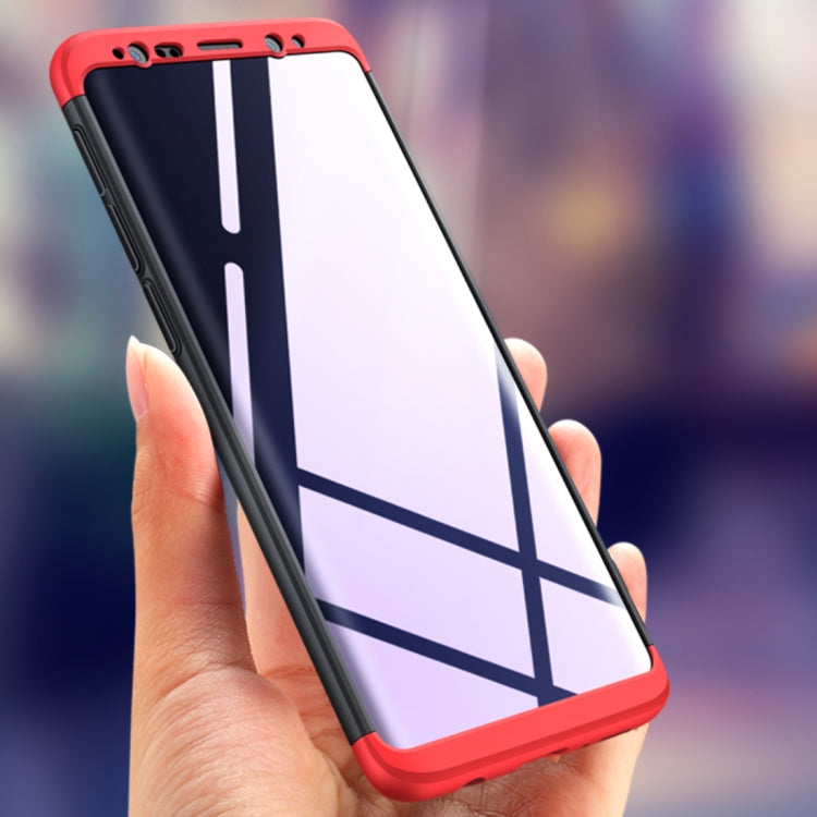 GKK for Galaxy S9 Three Stage Splicing 360 Degree Full Coverage PC Protective Case Back Cover