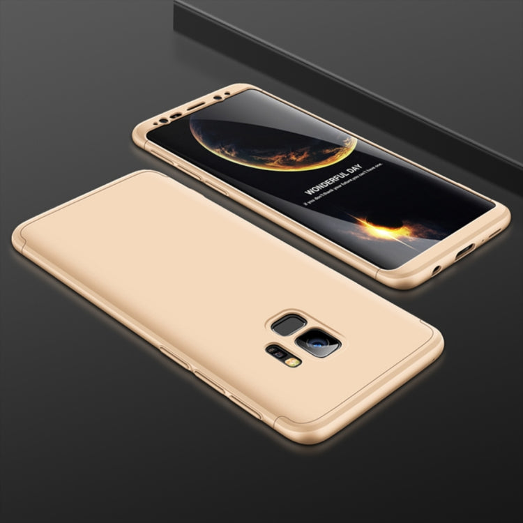 GKK for Galaxy S9 Three Stage Splicing 360 Degree Full Coverage PC Protective Case Back Cover