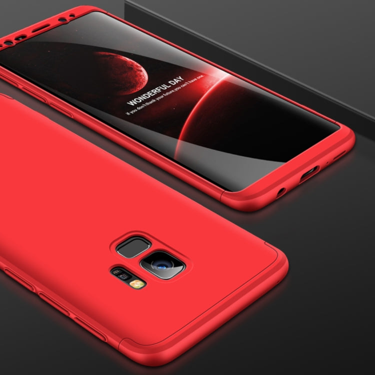 GKK for Galaxy S9 Three Stage Splicing 360 Degree Full Coverage PC Protective Case Back Cover