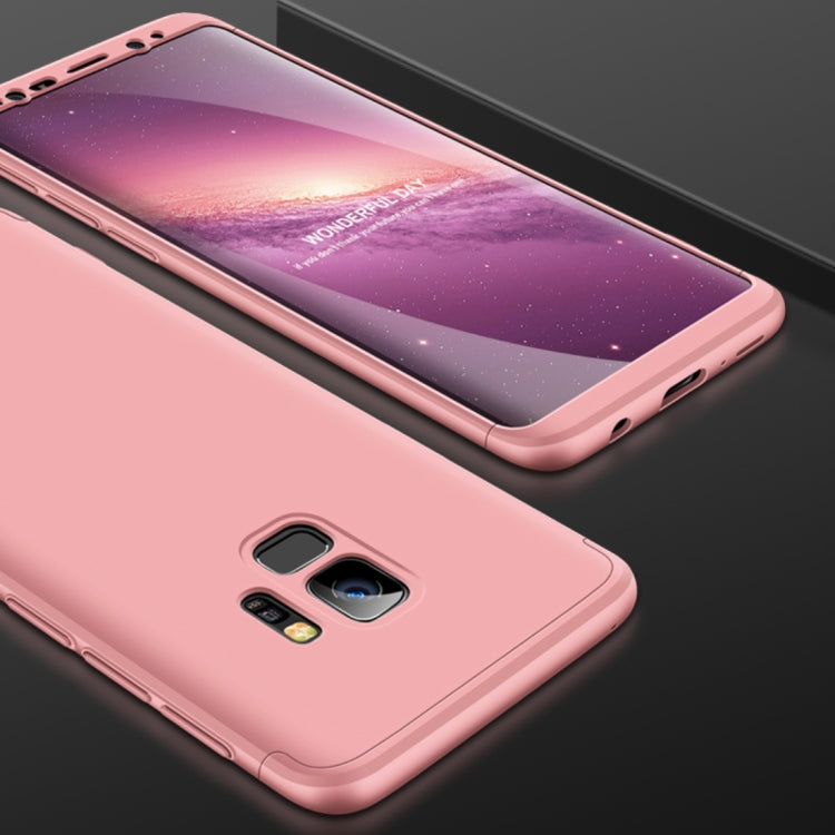 GKK for Galaxy S9 Three Stage Splicing 360 Degree Full Coverage PC Protective Case Back Cover
