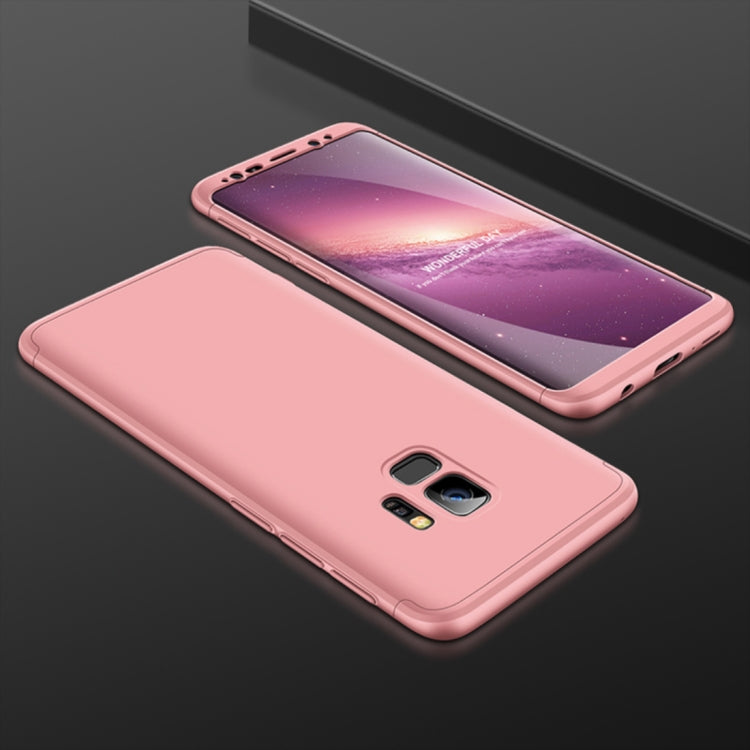 GKK for Galaxy S9 Three Stage Splicing 360 Degree Full Coverage PC Protective Case Back Cover