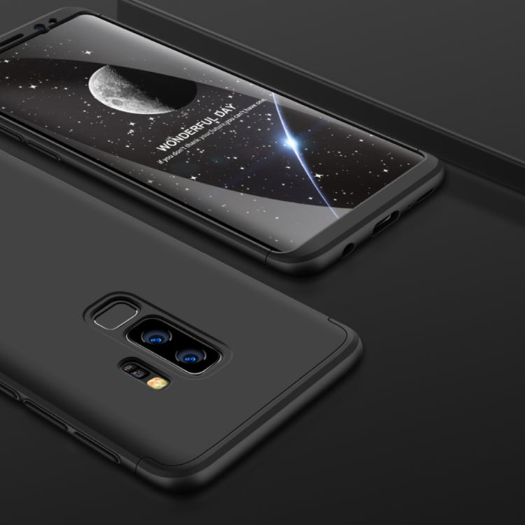 GKK for Galaxy S9+ Three Stage Splicing 360 Degree Full Coverage PC Protective Case Back Cover