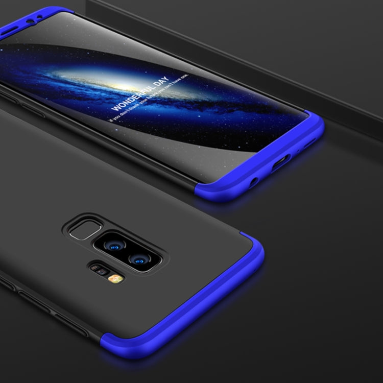 GKK for Galaxy S9+ Three Stage Splicing 360 Degree Full Coverage PC Protective Case Back Cover