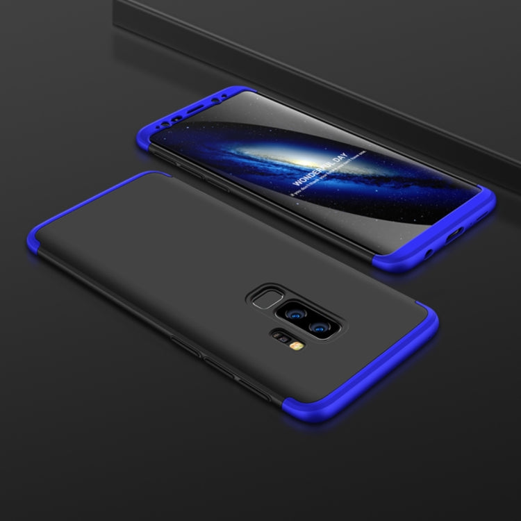 GKK for Galaxy S9+ Three Stage Splicing 360 Degree Full Coverage PC Protective Case Back Cover