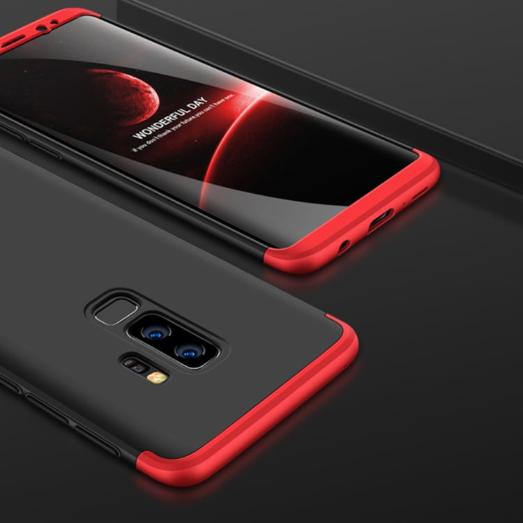 GKK for Galaxy S9+ Three Stage Splicing 360 Degree Full Coverage PC Protective Case Back Cover