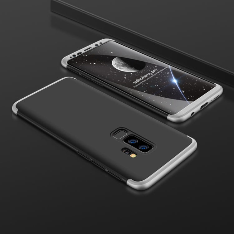 GKK for Galaxy S9+ Three Stage Splicing 360 Degree Full Coverage PC Protective Case Back Cover