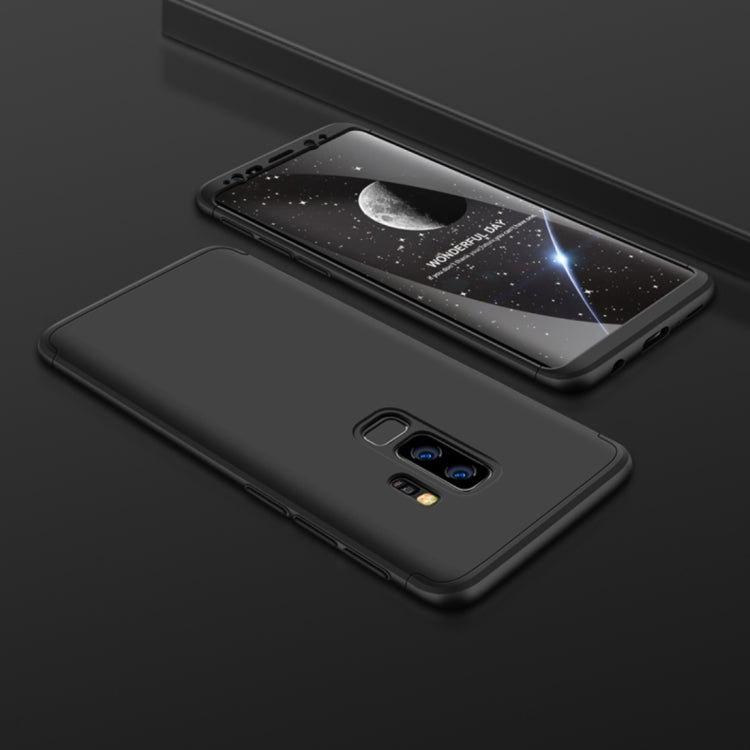 GKK for Galaxy S9+ Three Stage Splicing 360 Degree Full Coverage PC Protective Case Back Cover