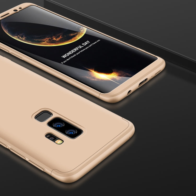 GKK for Galaxy S9+ Three Stage Splicing 360 Degree Full Coverage PC Protective Case Back Cover