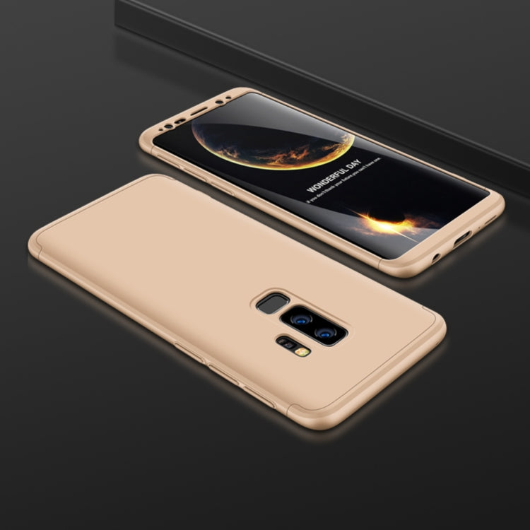 GKK for Galaxy S9+ Three Stage Splicing 360 Degree Full Coverage PC Protective Case Back Cover