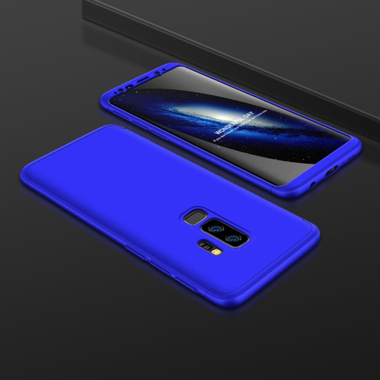 GKK for Galaxy S9+ Three Stage Splicing 360 Degree Full Coverage PC Protective Case Back Cover