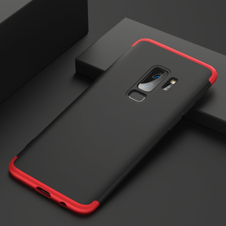 GKK for Galaxy S9+ Three Stage Splicing 360 Degree Full Coverage PC Protective Case Back Cover
