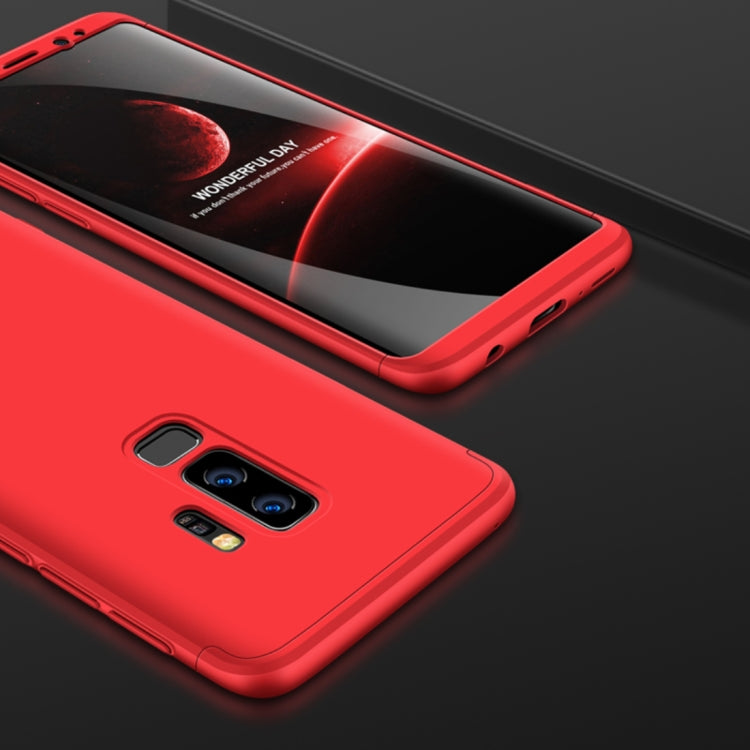 GKK for Galaxy S9+ Three Stage Splicing 360 Degree Full Coverage PC Protective Case Back Cover