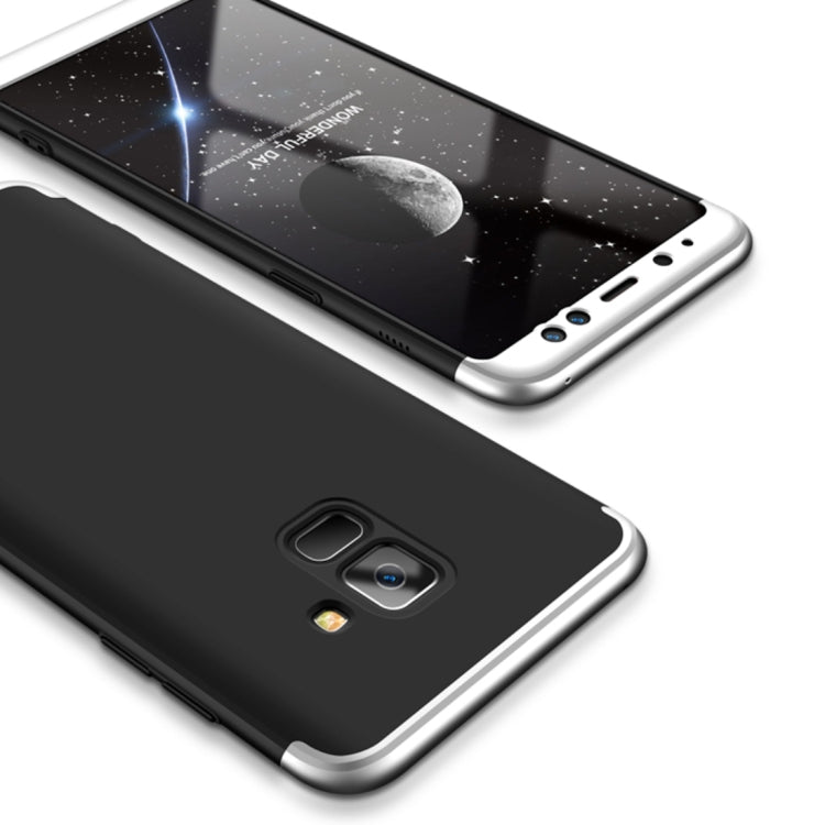 GKK for Galaxy A8 (2018) Three Stage Splicing 360 Degree Full Coverage PC Protective Case Back Cover