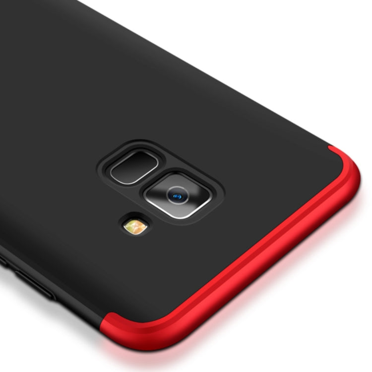 GKK for Galaxy A8 (2018) Three Stage Splicing 360 Degree Full Coverage PC Protective Case Back Cover