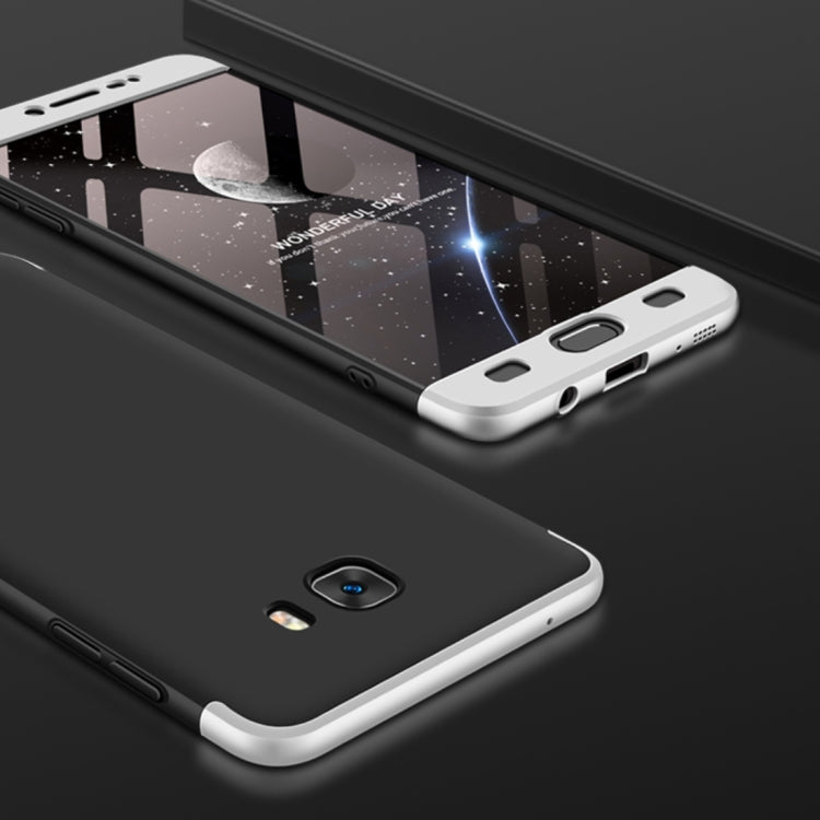 GKK for Galaxy C9 Pro Three Stage Splicing 360 Degree Full Coverage PC Protective Case Back Cover