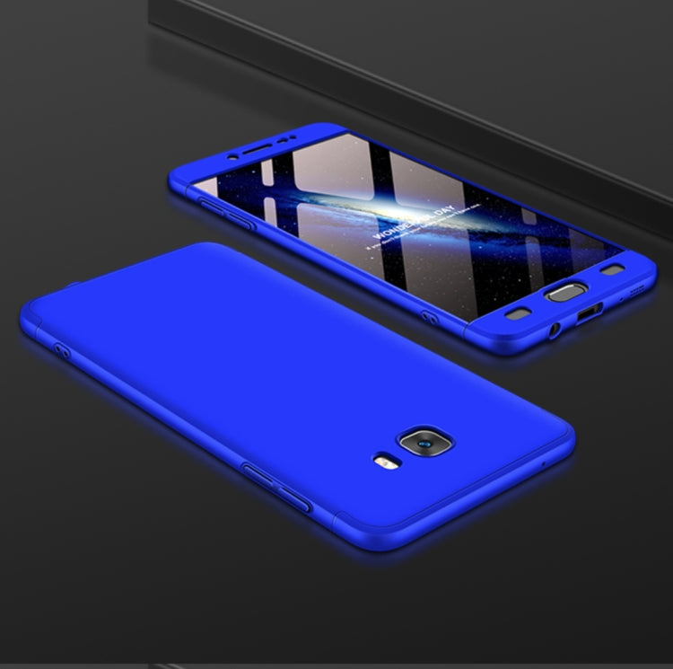 GKK for Galaxy C9 Pro Three Stage Splicing 360 Degree Full Coverage PC Protective Case Back Cover